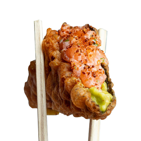Takitos de Spicy Salmon