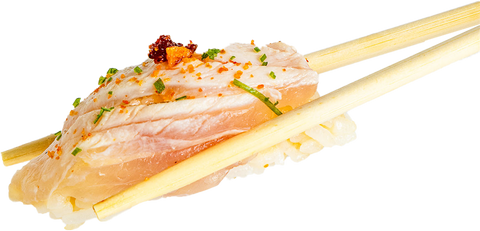 Nigiri de Medregal y Garlic