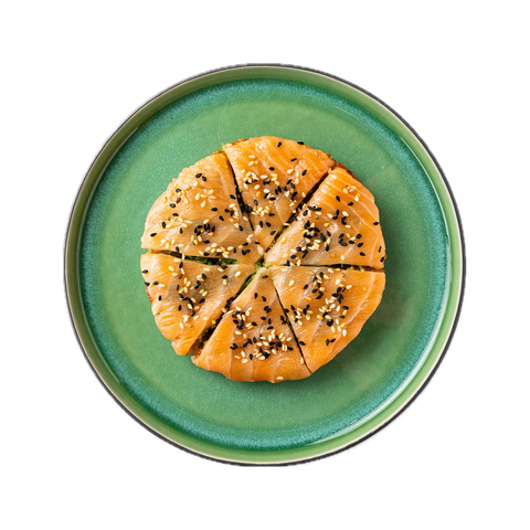 Sushi Pizza de Salmón