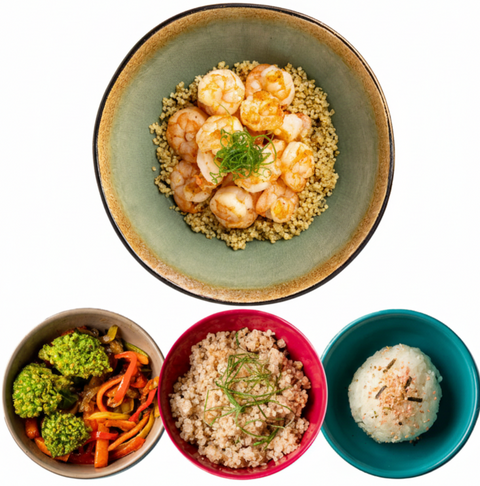 Lunch de Camarones Salteados